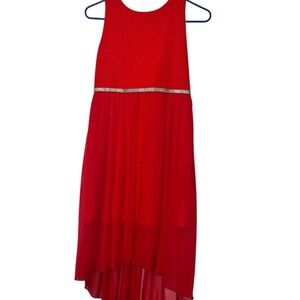 Amy Byer | Dresses | Amy Byer Girl Red Black Velvet Shrug Flocked Holiday  Dress Size 6 | Poshmark